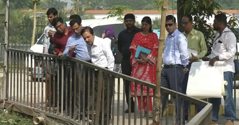 পরিদর্শনে নদী রক্ষা কমিশনের চেয়ারম্যান